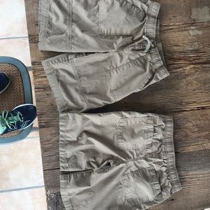 Two (2) Boys XL khaki shorts